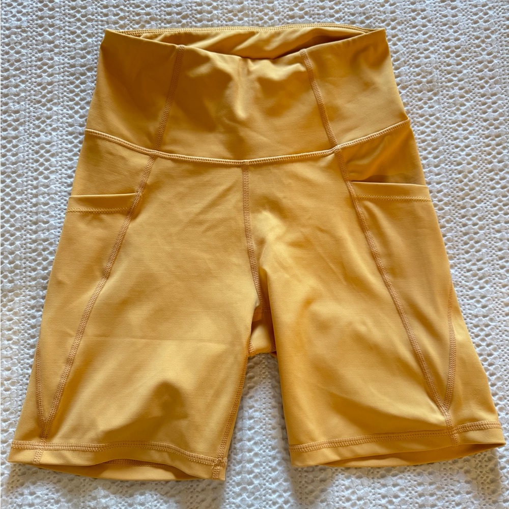Allfenix size small Chic yellow Women's Bike Shorts